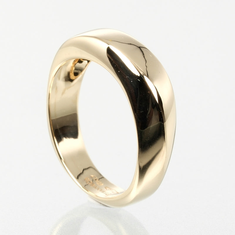 [Tiffany & co.] Tiffany 
 Borde de cuchillo No. 12 anillo / anillo 
 K18 oro amarillo aproximadamente 5.87 g de cuchillo de borde damas un rango