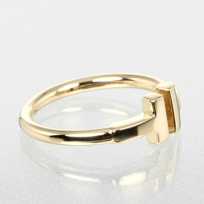 [Tiffany＆Co。]蒂法尼 
 t-第6圈 /戒指 
 K18黄金大约2.9g t线女士