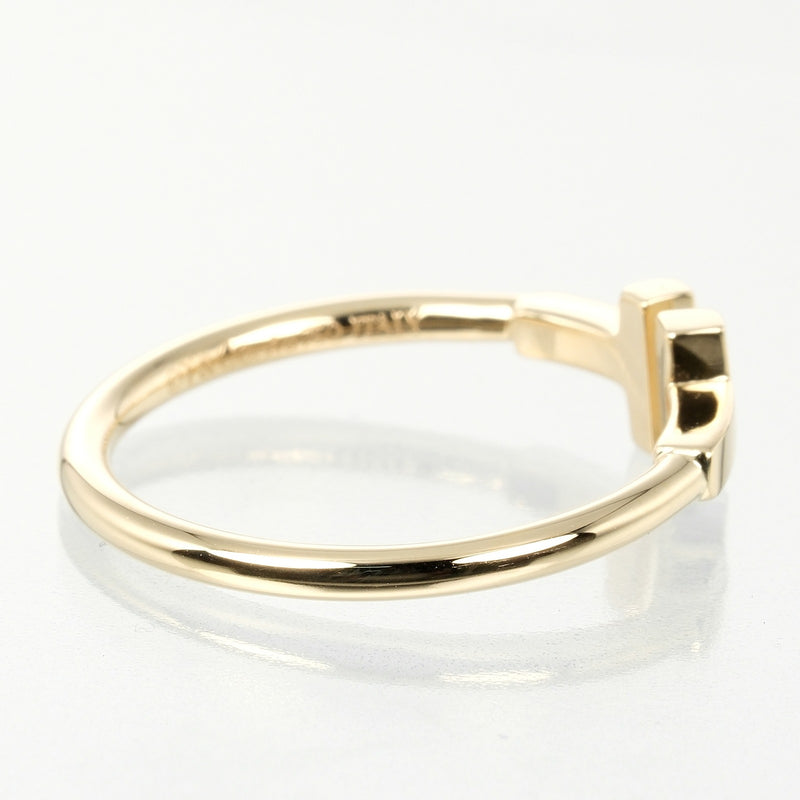 [Tiffany＆Co。]蒂法尼 
 t-第16号戒指 /戒指 
 K18黄金约3.14g t线女士