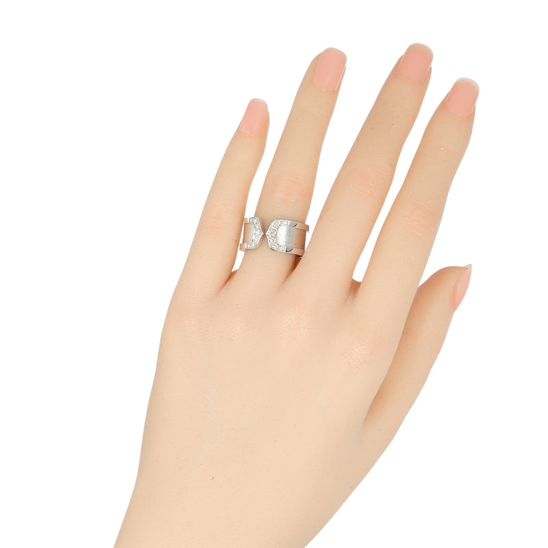 [Cartier] Cartier 
 2C LM 15 Ring / Ring 
 K18 White Gold x Diamond about 11.81g 2C Ladies A Rank