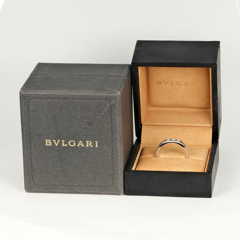 [BVLGARI] Bulgari 
 Bulgari Bulgari No. 19 Ring / Ring 
 K18 White Gold x Diamond Approximately 7.19g Bulgari Bulgari Ladies A Rank