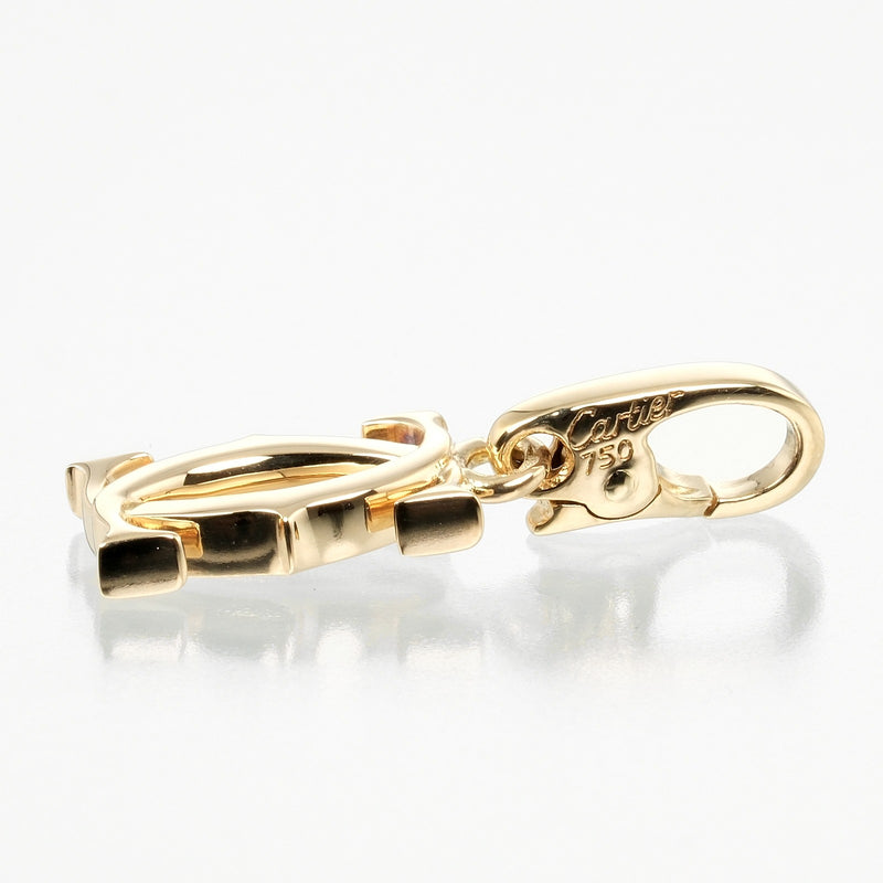 [Cartier] Cartier 
 2C Charm Pendant Top 
 K18 Yellow Gold Approximately 2.5g 2c Charm Ladies A Rank