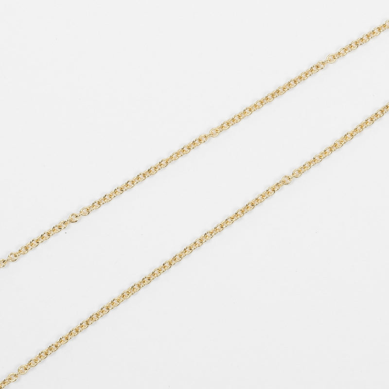 [TIFFANY & CO.] Tiffany 
 Infinity necklace 
 K18 Yellow Gold Approximately 2.42g Infinity Ladies A Rank