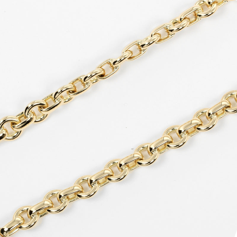 [Tiffany & co.] Tiffany 
 Regreso collar de Tiffany Obaltag 
 K18 Oro amarillo aproximadamente 43.57 g Regreso a Tiffany & Co. óvalo damas un rango