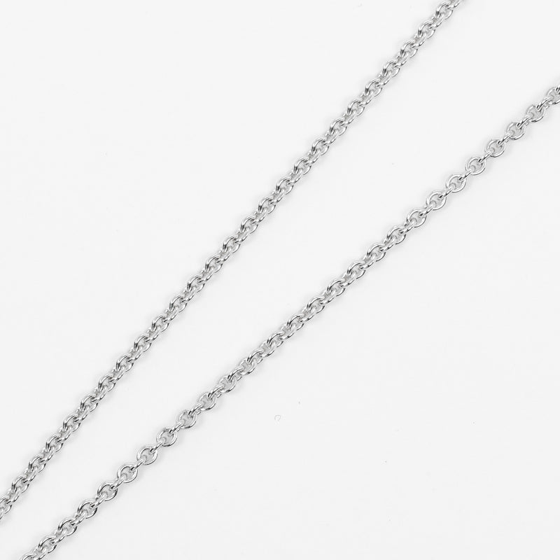 [Tiffany & Co.] Tiffany 
 아틀라스 목걸이를여십시오 
 K18 화이트 골드 X 다이아몬드 약 9.18g 오픈 아틀라스 숙녀 A+순위