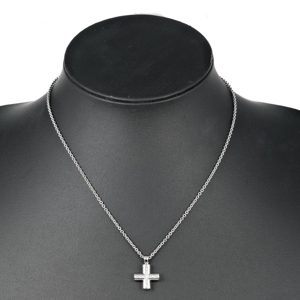 [BVLGARI] Bulgari 
 Greek cross necklace 
 K18 White Gold Approximately 8.83g GREEK CROSS Ladies A Rank