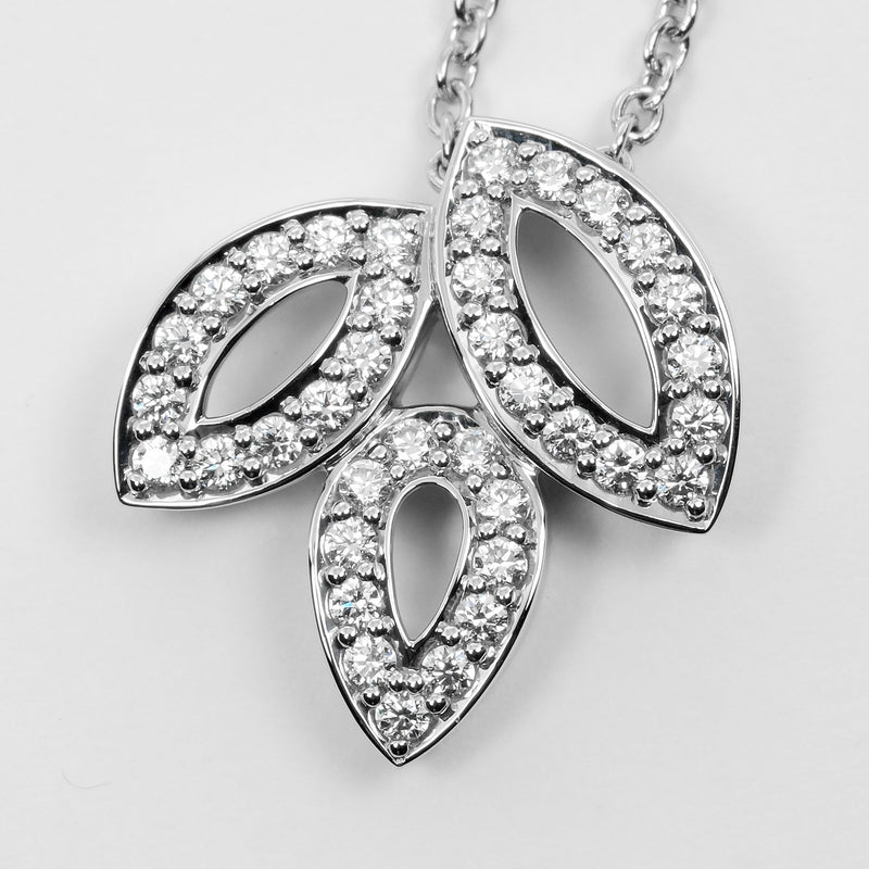 [Harry Winston] Harry Winston 
 Lily Cluster Mini Necklace 
 PT950 Platinum x Diamond about 5.97g Lily Cluster MINI Ladies A Rank