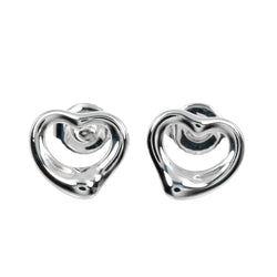 [Tiffany & CO.] Tiffany Boucles d'oreilles à cœur ouvert Silver 925 Environ 1,87 g de coeur ouvert mesdames un rang