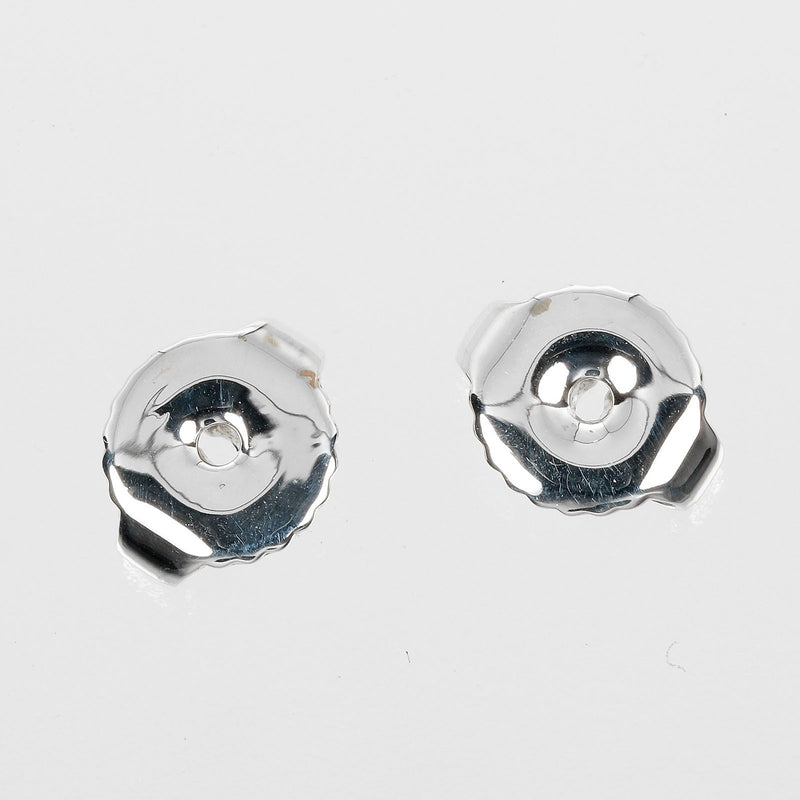 [Tiffany & co.]TIFFANY&Co. Open Heart Earrings Silver 925 Approximately 1.87g Open Heart Ladies A Rank