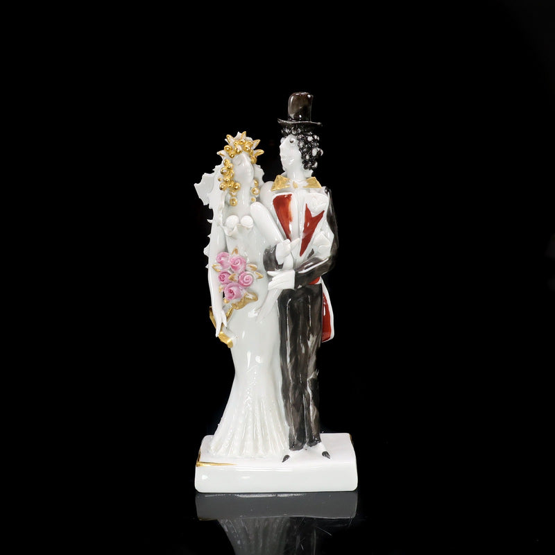 【Meissen】マイセン ウェディングカップル ( 新郎新婦 ） 置物 オブジェ