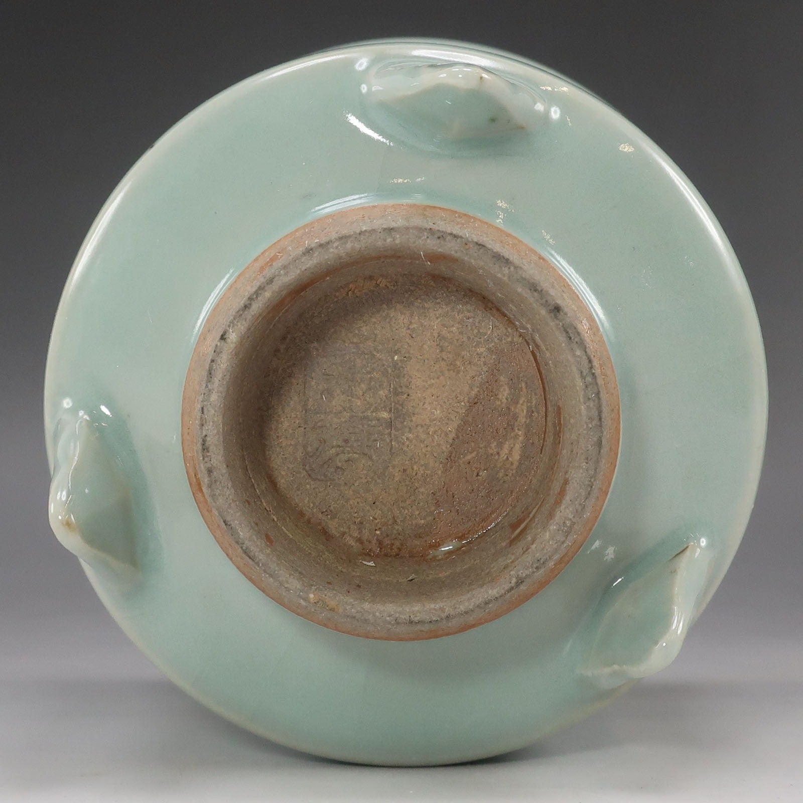kyoyaki】京焼 無形文化財 初代 宇野宗甕 作 青磁千鳥香炉 骨董品
