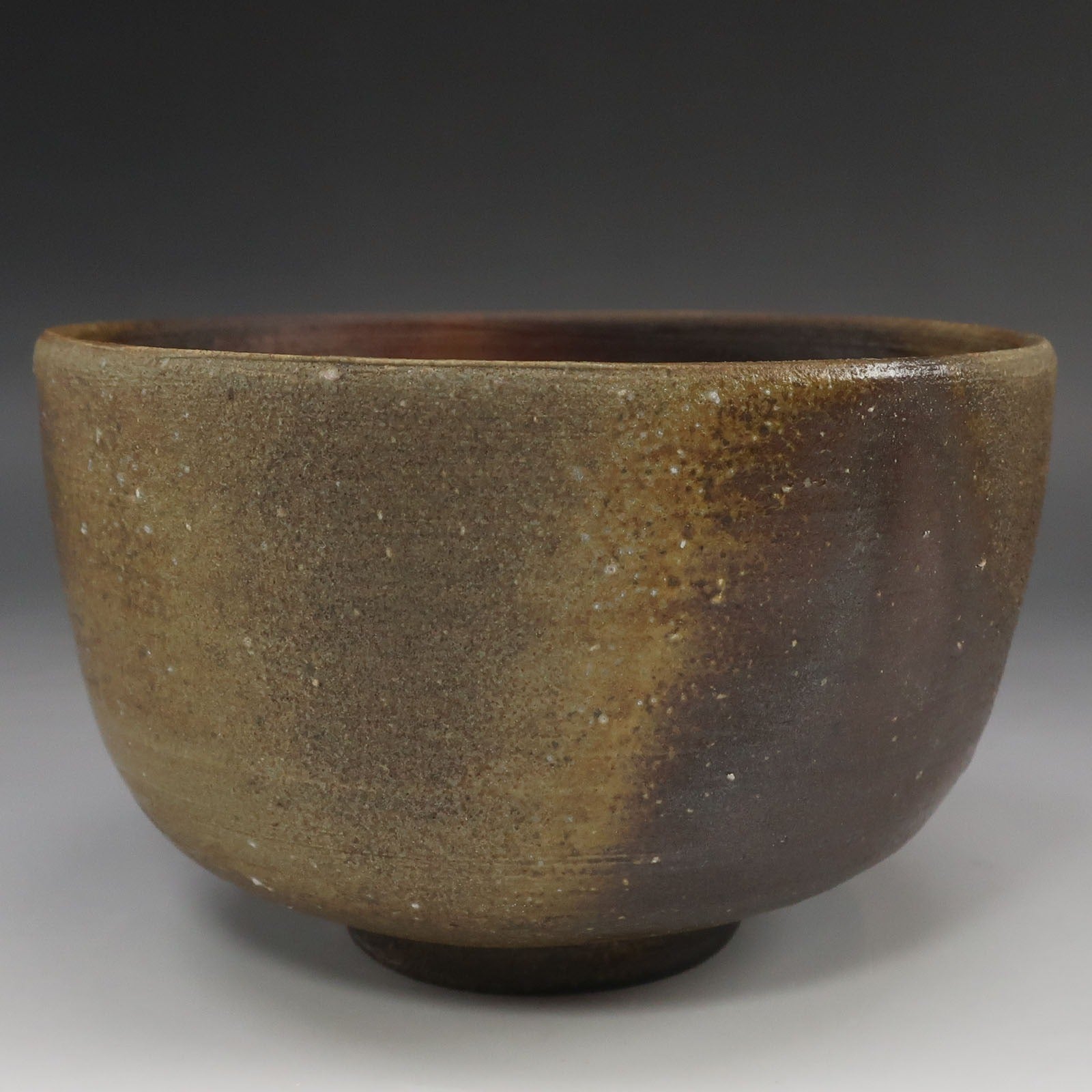 BIZENYAKI】備前焼 【 人間国宝 山本陶秀 】 造 備前茶碗 骨董品