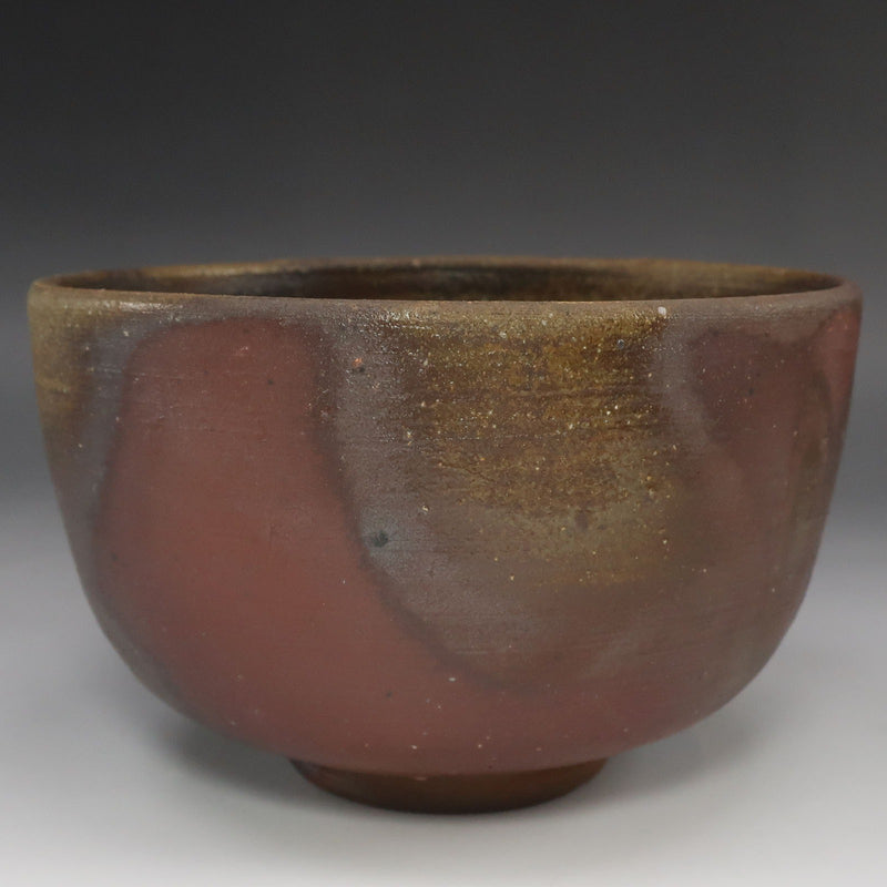 BIZENYAKI】備前焼 【 人間国宝 山本陶秀 】 造 備前茶碗 骨董品