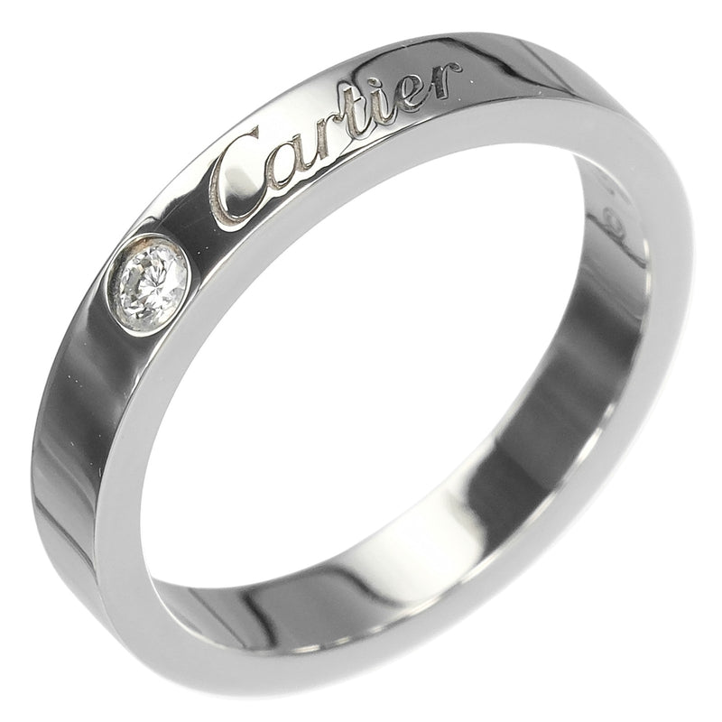 【CARTIER】 까르띠에 C 드 까르띠에 엔그레이브 드링·반지 
 8호
