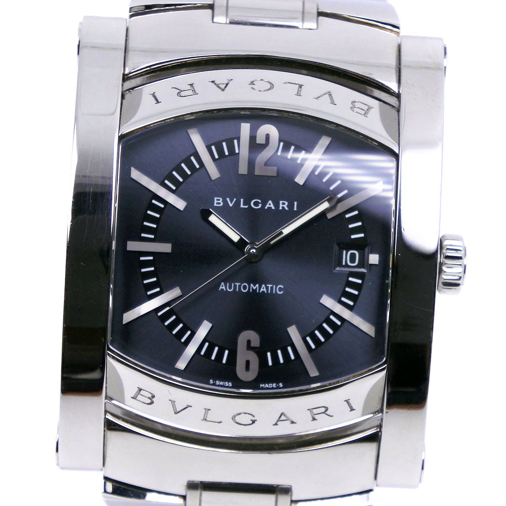 【BVLGARI】ブルガリ アショーマ 腕時計 AA48S ステンレススチール シルバー 自動巻き ネイビー文字盤 Assioma メンズA –  KYOTO NISHIKINO