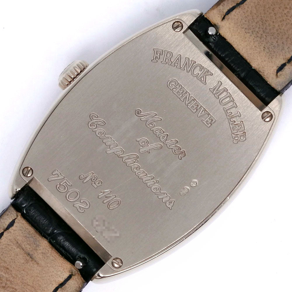 フランクミュラー FRANCK MULLER 7502QZ トノー カーべックス クォーツ レディース _902657 FRANCK MULLER - フランクミュラー FRANCK MULLER 7502QZ トノー カー