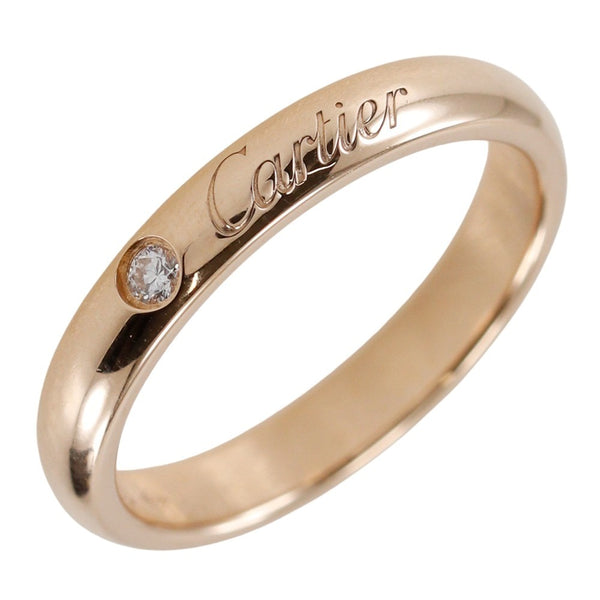 [Cartier] Cartier C Du Boda No. 8 Anillo / Anillo B4232300 18KPink Gold X Diamonds alrededor de 3.0g C C Co Wedding Ladies A+Rank