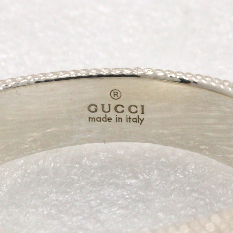 [GUCCI] Gucci Interlocking G 17 Ring Silver 925 about 9.4g Interlocking G Men's A-Rank