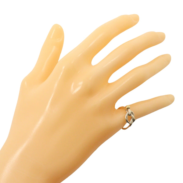 [Tiffany & CO.] Tiffany Love Knot No. 8 Anneau / anneau argent 925 × K18 Gol jaune Environ 2,8 g Love Knot Ladies A-Rank