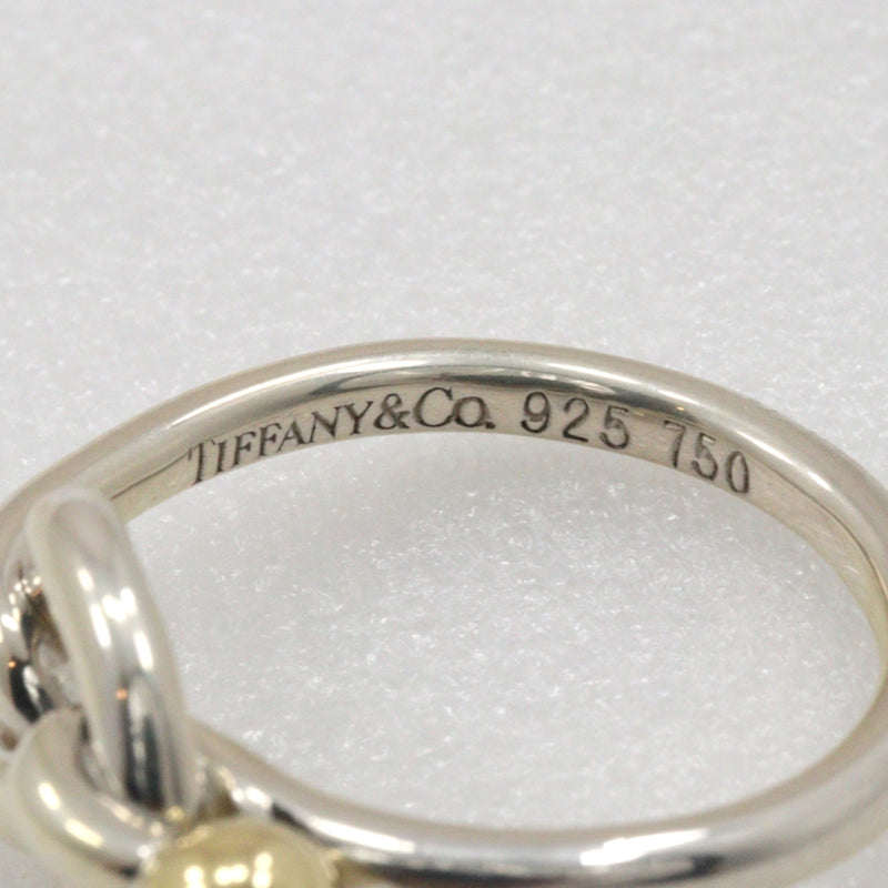 [Tiffany & CO.] Tiffany Love Knot No. 8 Anneau / anneau argent 925 × K18 Gol jaune Environ 2,8 g Love Knot Ladies A-Rank