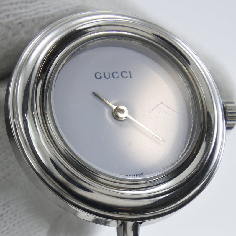 [Gucci] Gucci Change Belt Watch 11/12.2L SCEARD SCEARD CARTZ PANTALLA ANALOG CAMBIO BLANCE BAND LADIES B-BANK