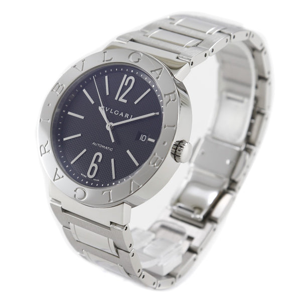 [Bvlgari] 불가리 Bvlgari Bvlgari Cal.220 BB42BSSD/BB42SSAUTO 스테인레스 스틸 자동 블랙 다이얼 BVLGARI BVLGARI 남성 A 순위