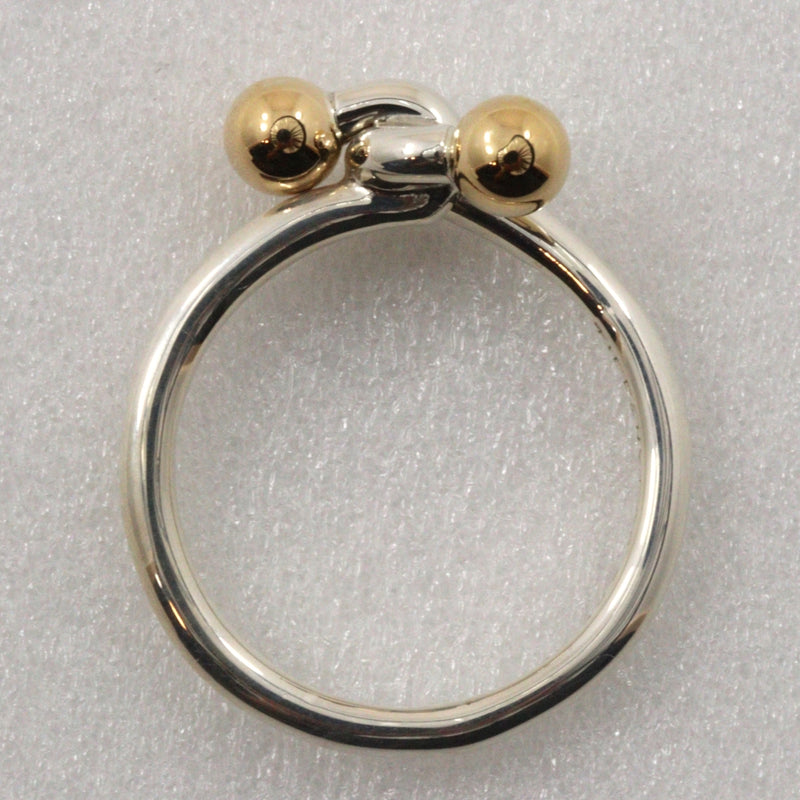 [Tiffany & co.]TIFFANY&Co. Hook & i 7.5 Ring Silver 925 ×18KYellow Gold Approximately 2.3g HOOK & EYE Ladies A-Rank