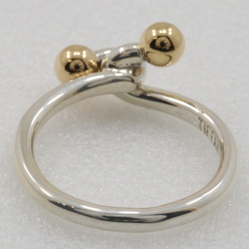 [Tiffany & co.]TIFFANY&Co. Hook & i 7.5 Ring Silver 925 ×18KYellow Gold Approximately 2.3g HOOK & EYE Ladies A-Rank