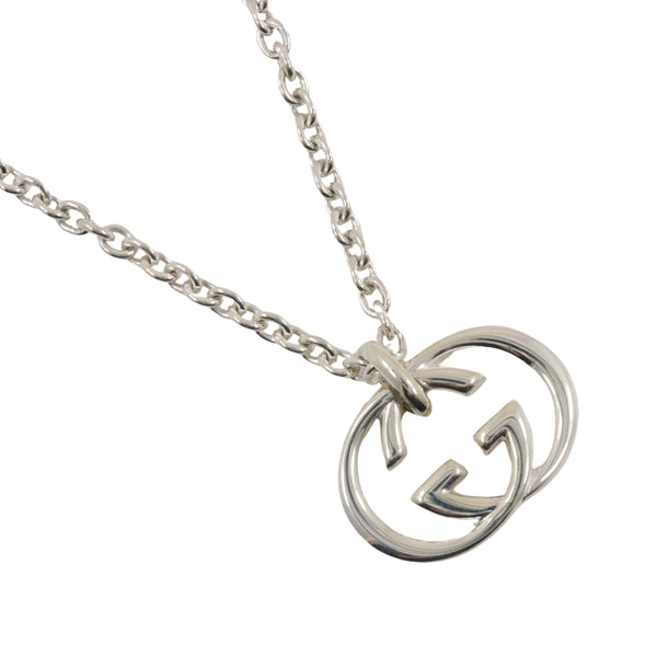 [GUCCI] Gucci Interlocking G Necklace Silver 925 Approximately 25.8g Interlocking G Unisex A-Rank