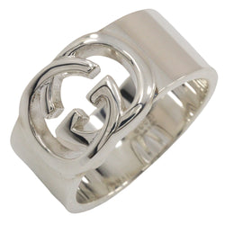 [Gucci] Gucci 
 Interlocking G 21 Anillo / anillo 
 Silver 925 alrededor de 10.9g entrelazando G Men's A Rank