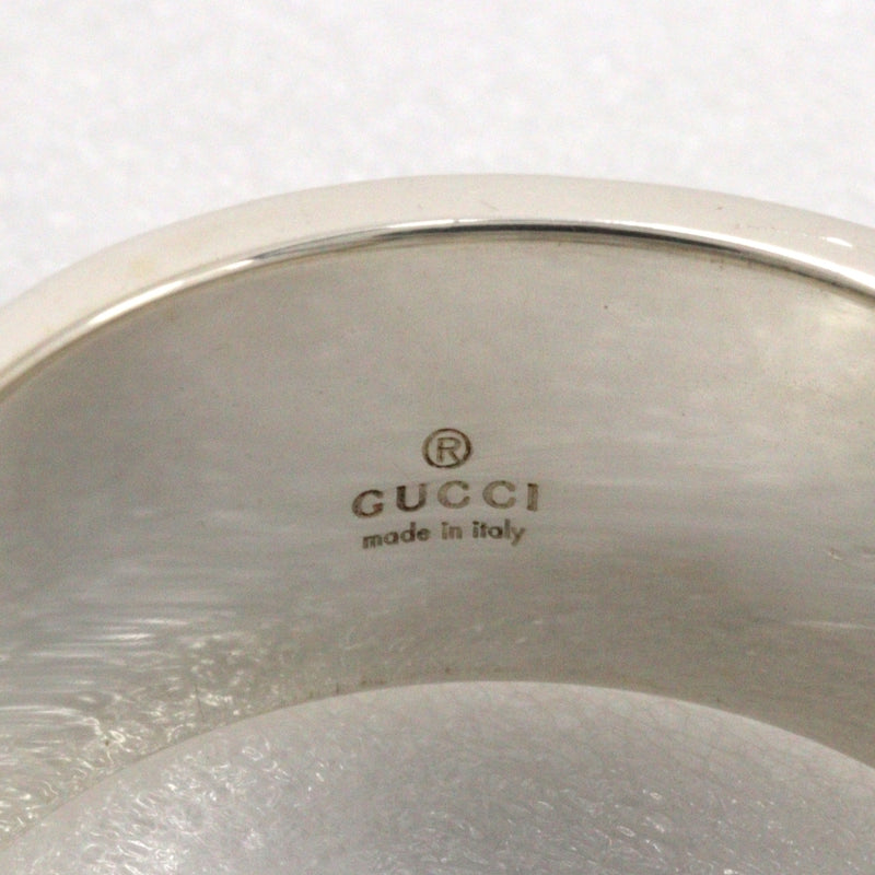 [GUCCI] Gucci Interlocking G 21 Ring Silver 925 about 10.9g Interlocking G Men's A rank