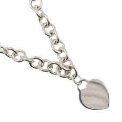 [Tiffany & co.]TIFFANY&Co. RettonTIFFANY&Co. Collar Heart Tag Silver 925 alrededor de 65.8g Regreso a Tiffany & Co. Damas A-Rank