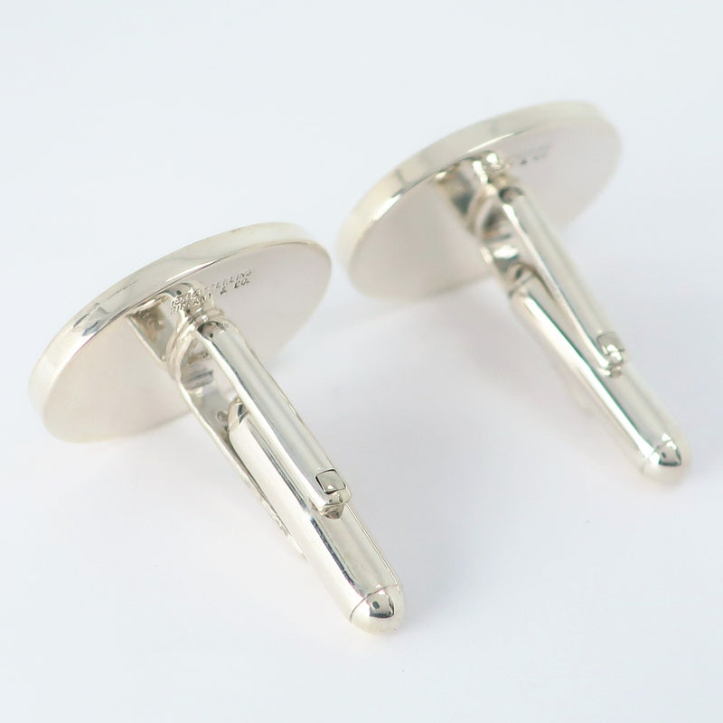 [Tiffany & CO.] Tiffany Oval Cuffsal Silver 925 x K18 Jaune Ovale Ovale Men