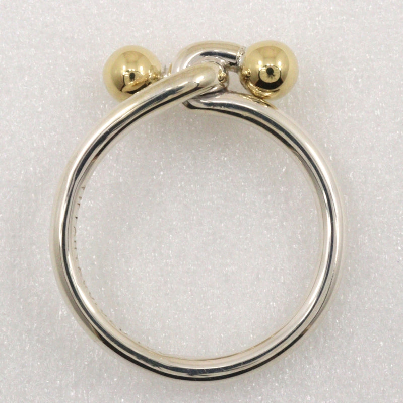 [Tiffany & CO.] Tiffany Hook & Eye 9 Ring / Ring Silver 925 × K18 Gold Yellow Environ 2,4 g Hook & Eye Ladies A-Rank