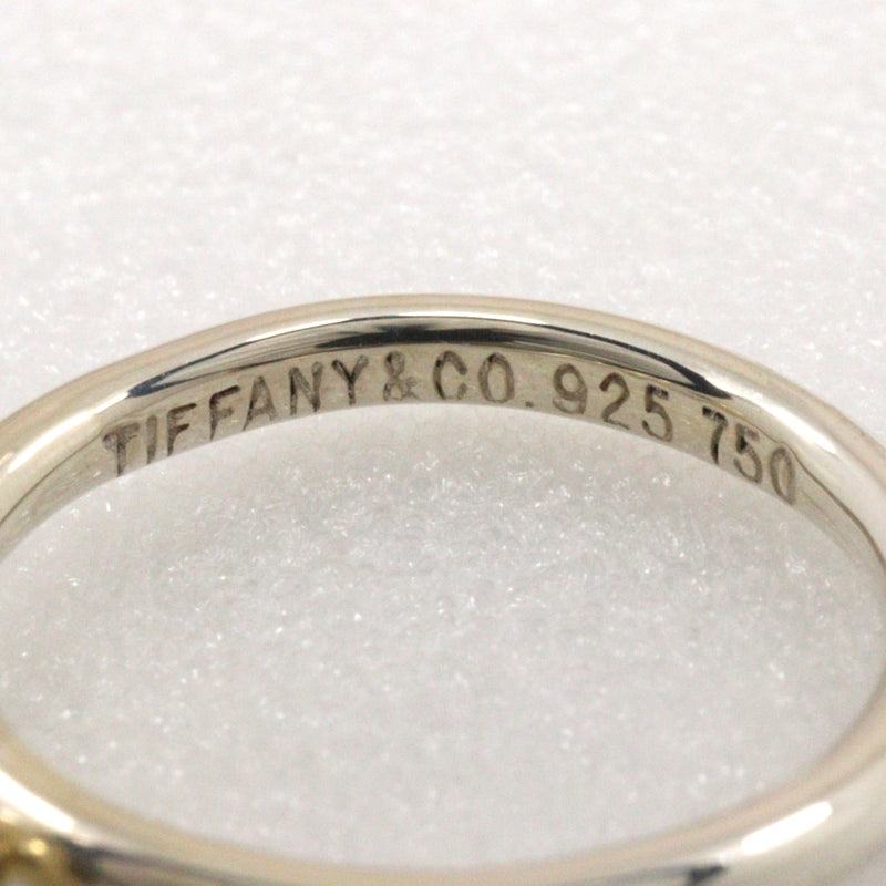 [Tiffany & CO.] Tiffany Hook & Eye 9 Ring / Ring Silver 925 × K18 Gold Yellow Environ 2,4 g Hook & Eye Ladies A-Rank