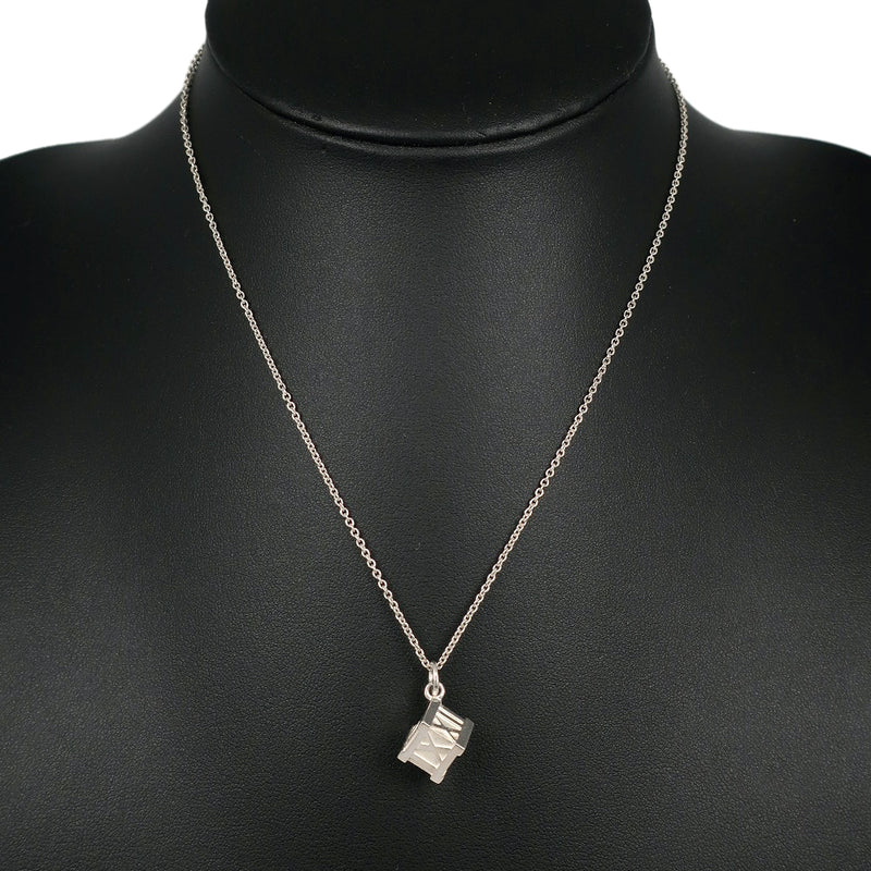 Tiffany& Co.ティファニー アトラス キューブネックレス 純正チェーン 