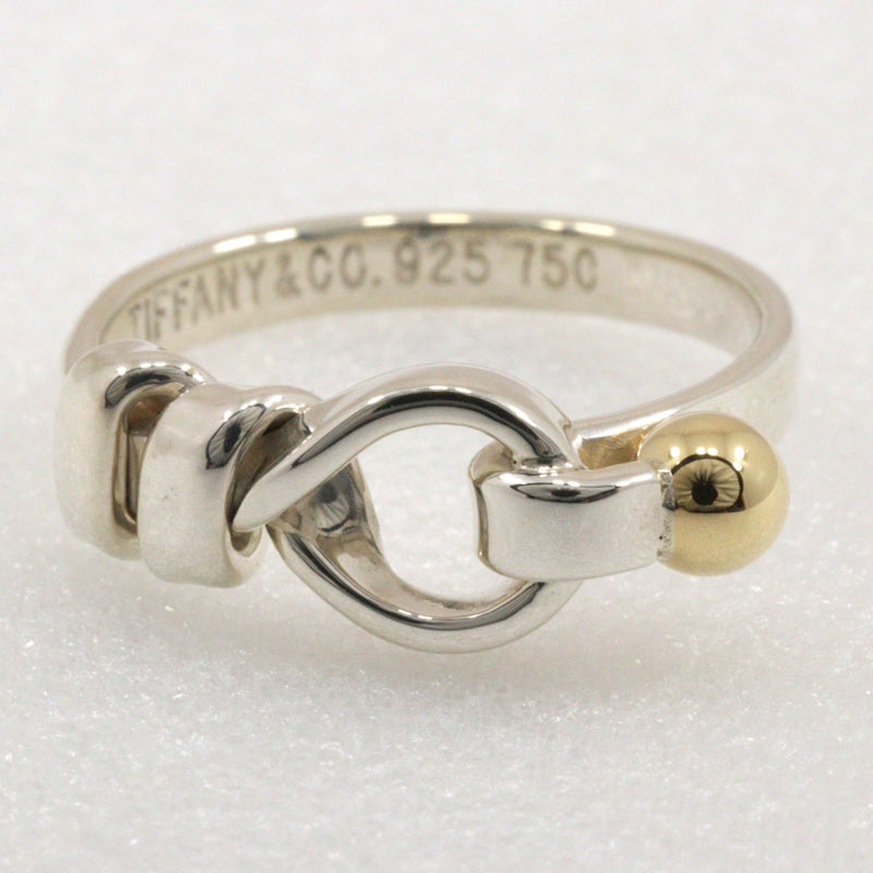 [Tiffany & CO.] Tiffany Love Knot No. 9 Ring / Ring Silver 925 × K18 Yellow Gol