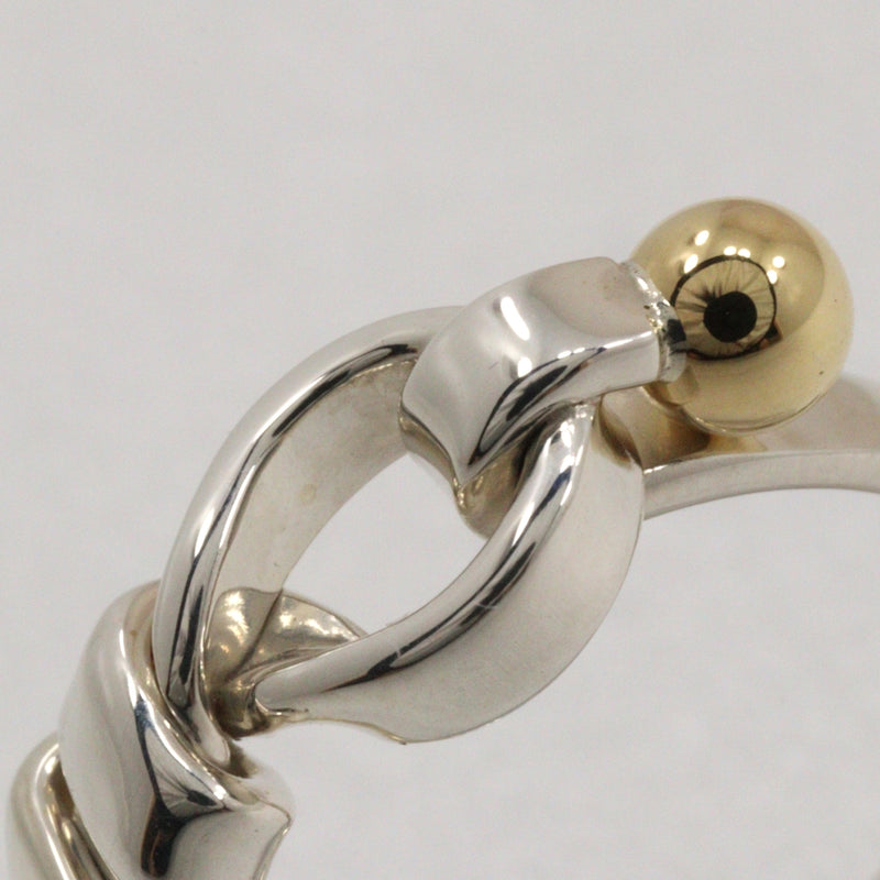 [Tiffany & co.]TIFFANY&Co. Love Knot No. 9 Ring Silver 925 ×18KYellow Gold Approximately 2.6g Love Knot Ladies A Rank