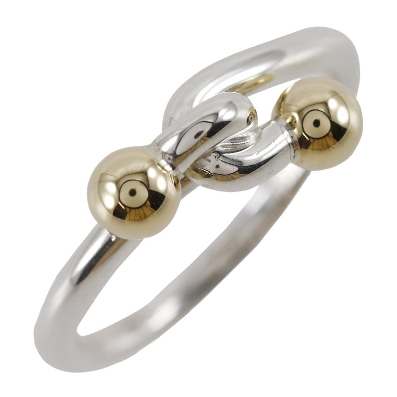 [Tiffany & co.]TIFFANY&Co. Hook & i 8.5 Ring Silver 925 ×18KYellow Gold Approximately 2.4g HOOK & EYE Ladies A-Rank