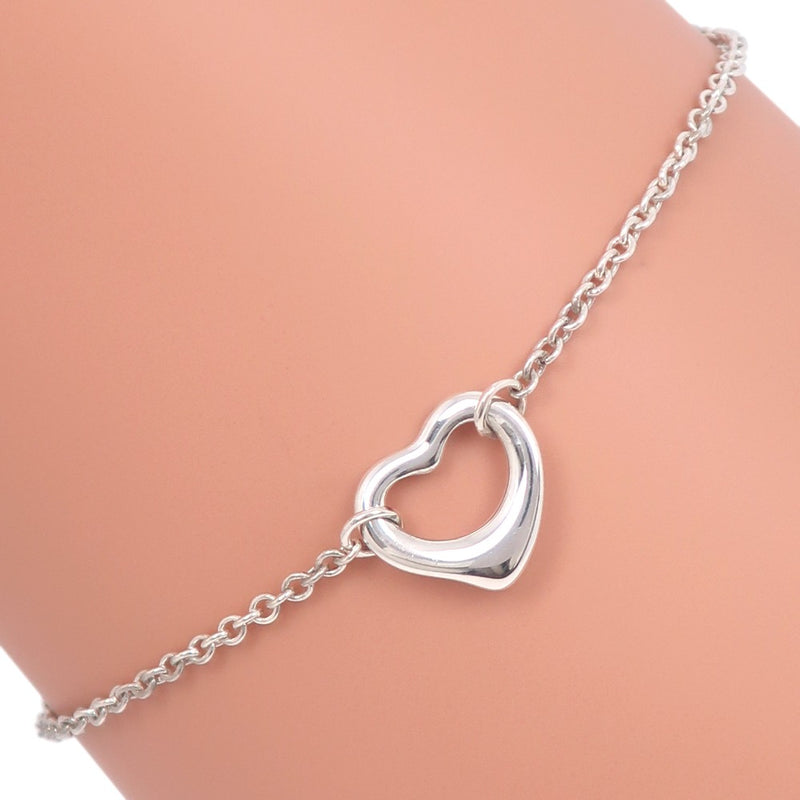 【TIFFANY&Co.】ティファニー
 オープンハート3P ブレスレット
 エルサ・ペレッティ シルバー925 ハート 約3.0g Open Heart 3P レディースA-ランク