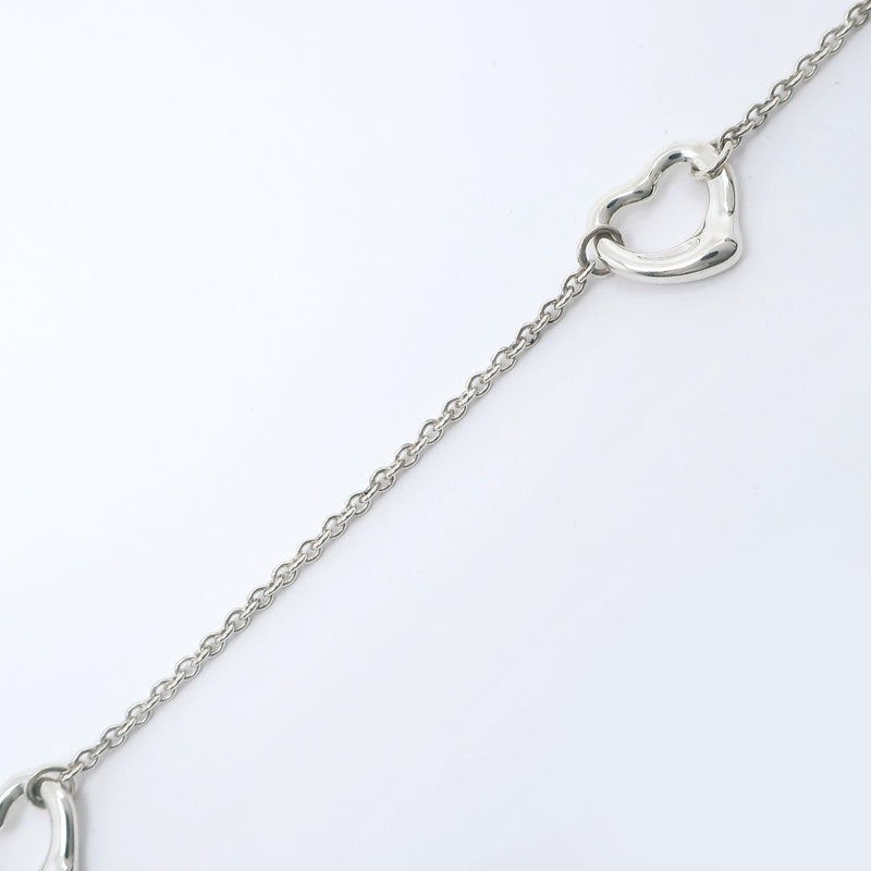 【TIFFANY&Co.】ティファニー
 オープンハート3P ブレスレット
 エルサ・ペレッティ シルバー925 ハート 約3.0g Open Heart 3P レディースA-ランク