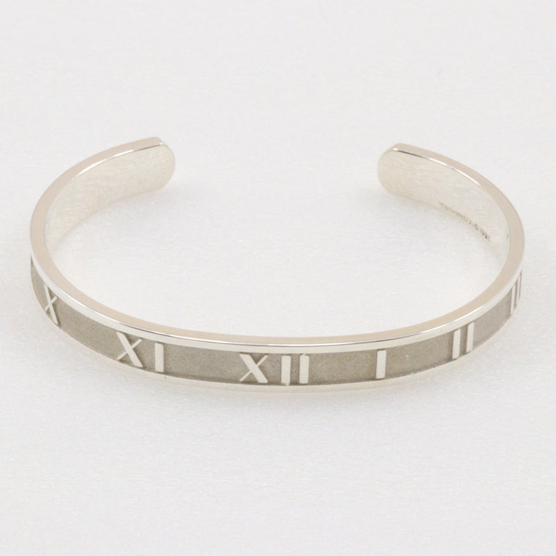 [Tiffany & co.] Tiffany Atlas Bangle Cuff Silver 925 Environ 18,2 g atlas Ladies A-Rank