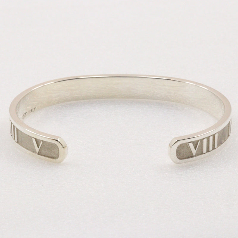 [Tiffany & co.] Tiffany Atlas Bangle Cuff Silver 925 Environ 18,2 g atlas Ladies A-Rank