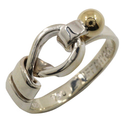 [Tiffany & co.]TIFFANY&Co. Love Knot 7.5 Ring Silver 925 ×18KYellow Gold Approximately 2.6g Love Knot Ladies A-Rank