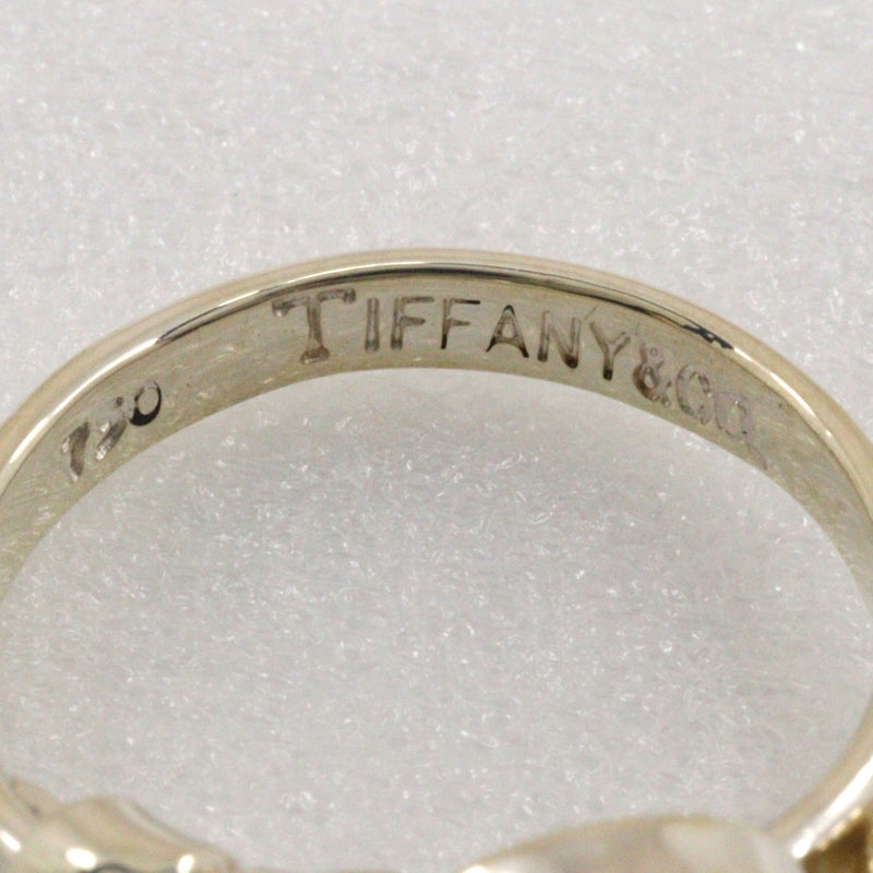 [Tiffany & CO.] Tiffany Love Knot No. 7.5 Ring / Ring Silver 925 × K18 Yellow Gol