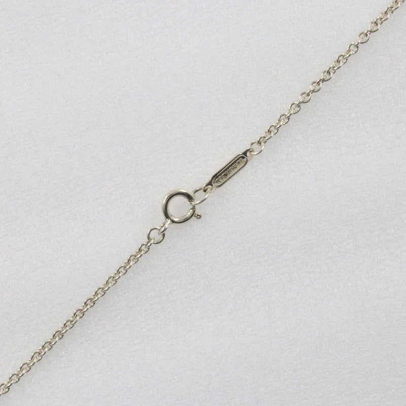 [Tiffany & co.]TIFFANY&Co. Heart ribbon Necklace Silver 925 ×18KYellow Gold Heart about 6.2g Heart Ribbon Ladies A Rank