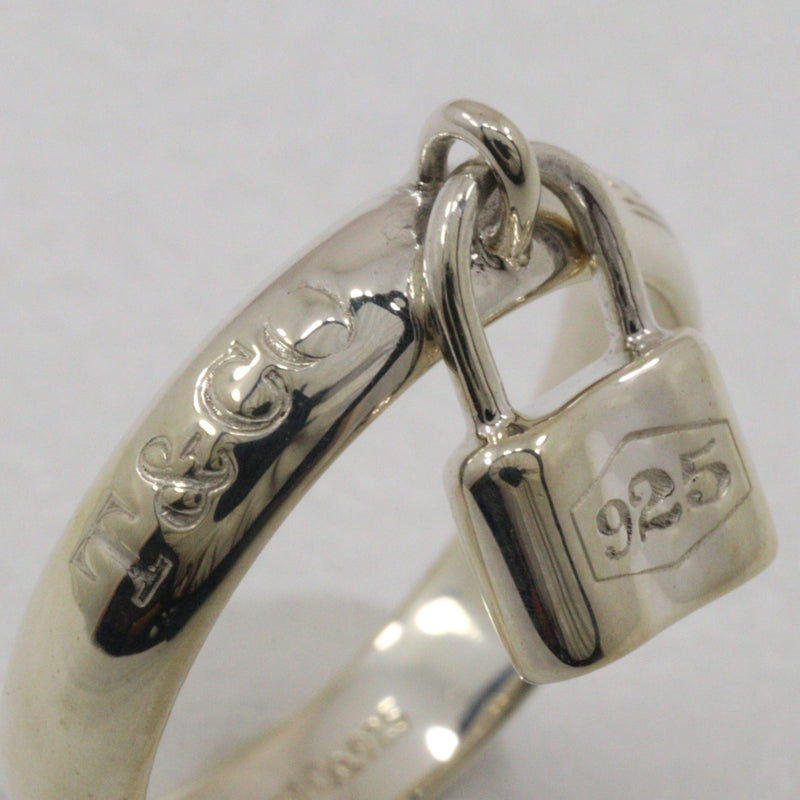 [Tiffany & co.] Tiffany 1837 Rock 9,5 Ring / Ring Silver 925 Environ 3,5 g 1837 Lock Ladies A-Rank