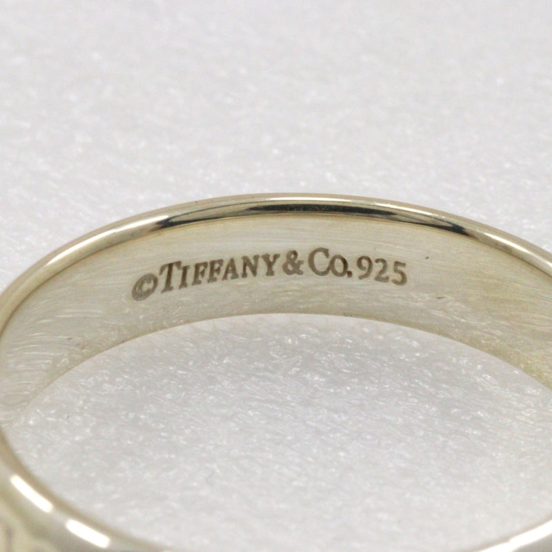 [Tiffany & co.]TIFFANY&Co. 1837 Rock 9.5 Anillo / anillo Plata 925 aproximadamente 3.5G 1837 Lock Ladies A-Rank