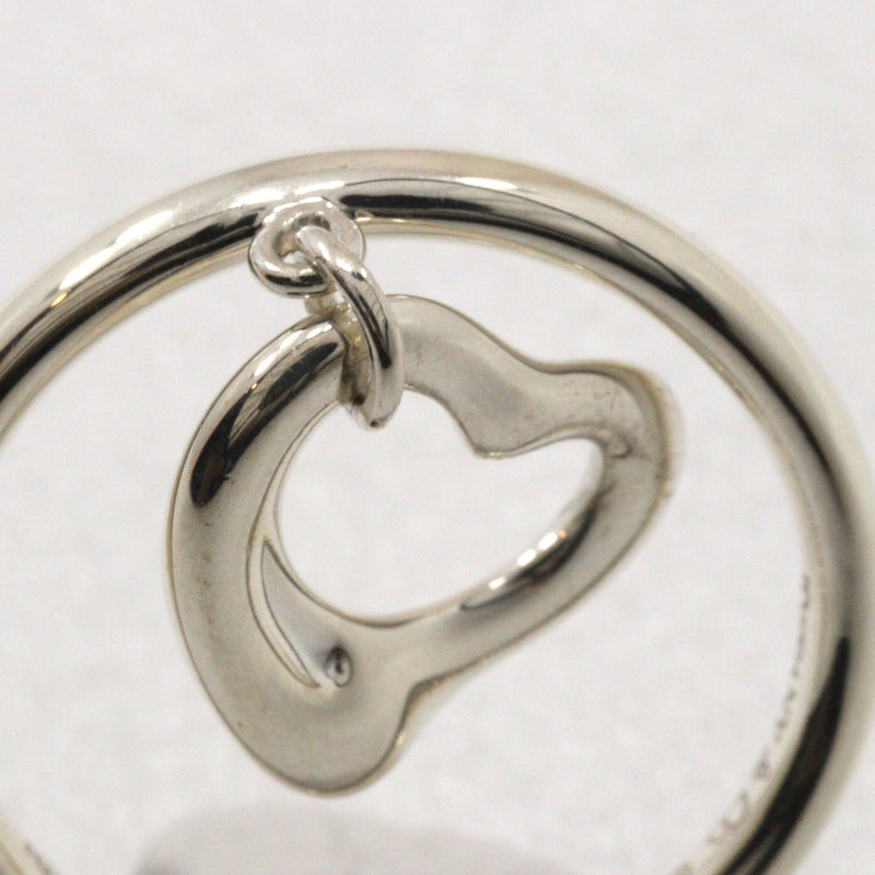 [Tiffany & Co.]TIFFANY&Co. Open Heart No. 9 Ring / Ring Elsa Peletti Silver 925 약 2.4g Open Heart Ladies A-Rank