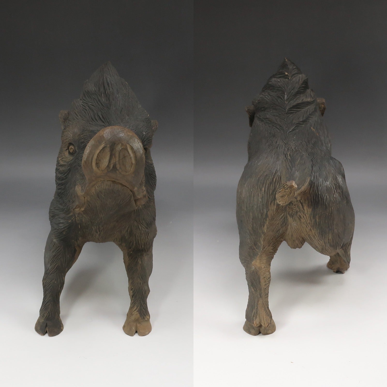 三坊刻 銘 木彫 猪 置物 木工・竹工芸 骨董品 – NISHIKINO VINTAGE KYOTO